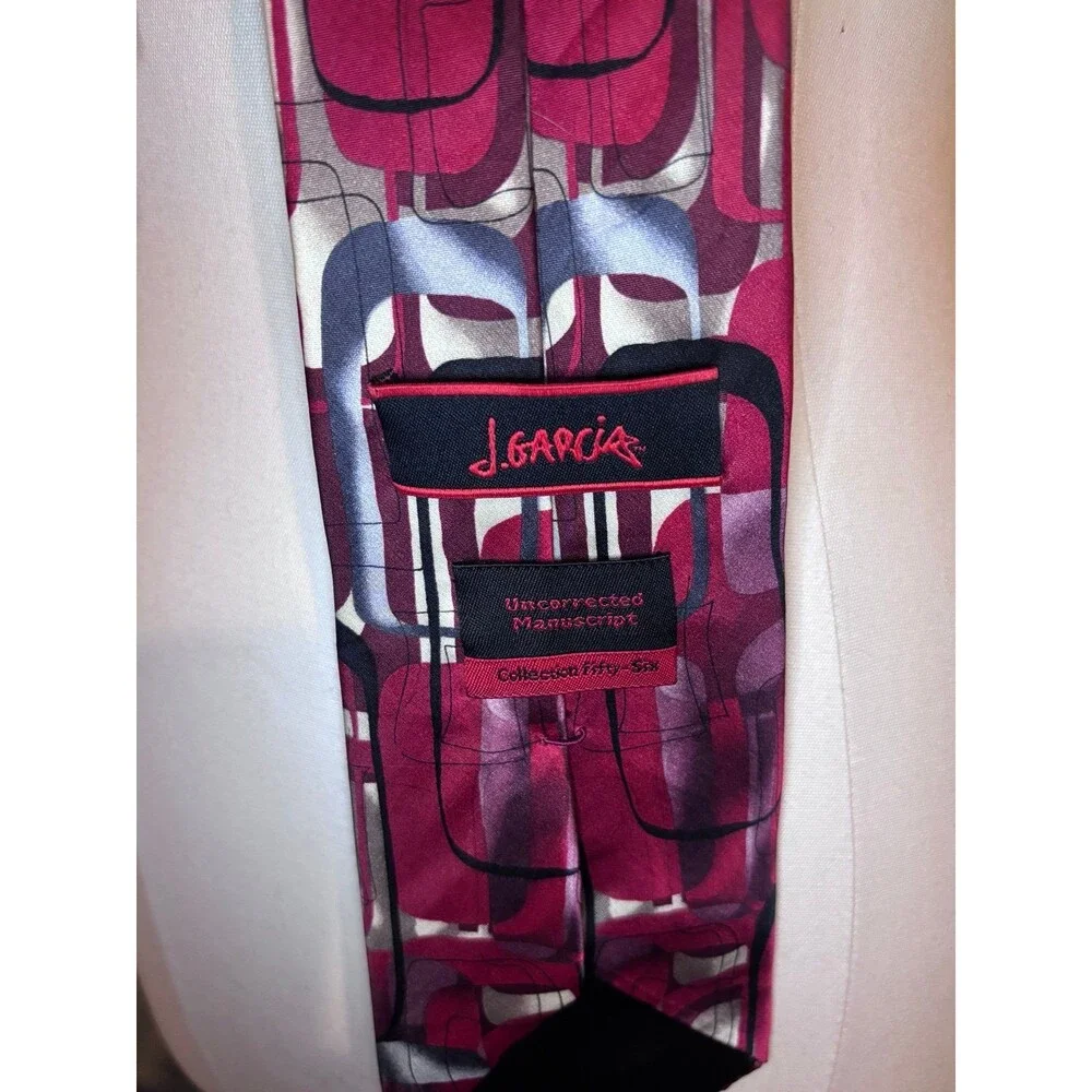 J Garcia silk tie